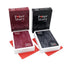 2 Sets/Lot Texas Hold'em Plastic playing card game poker - Korvel