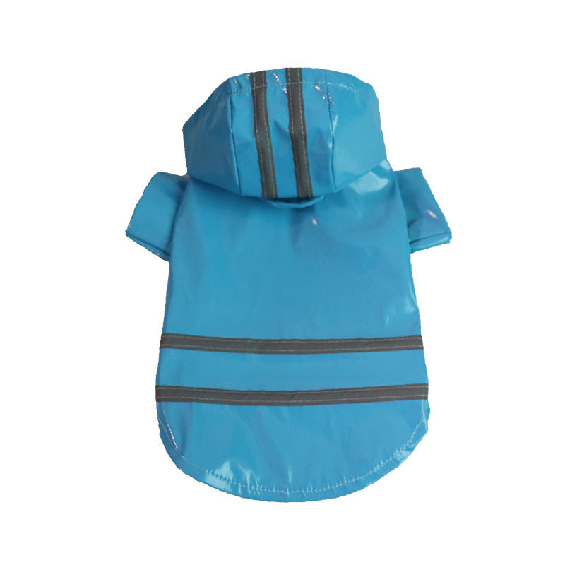 Premium Waterproof Pet Raincoat with Reflective Strips