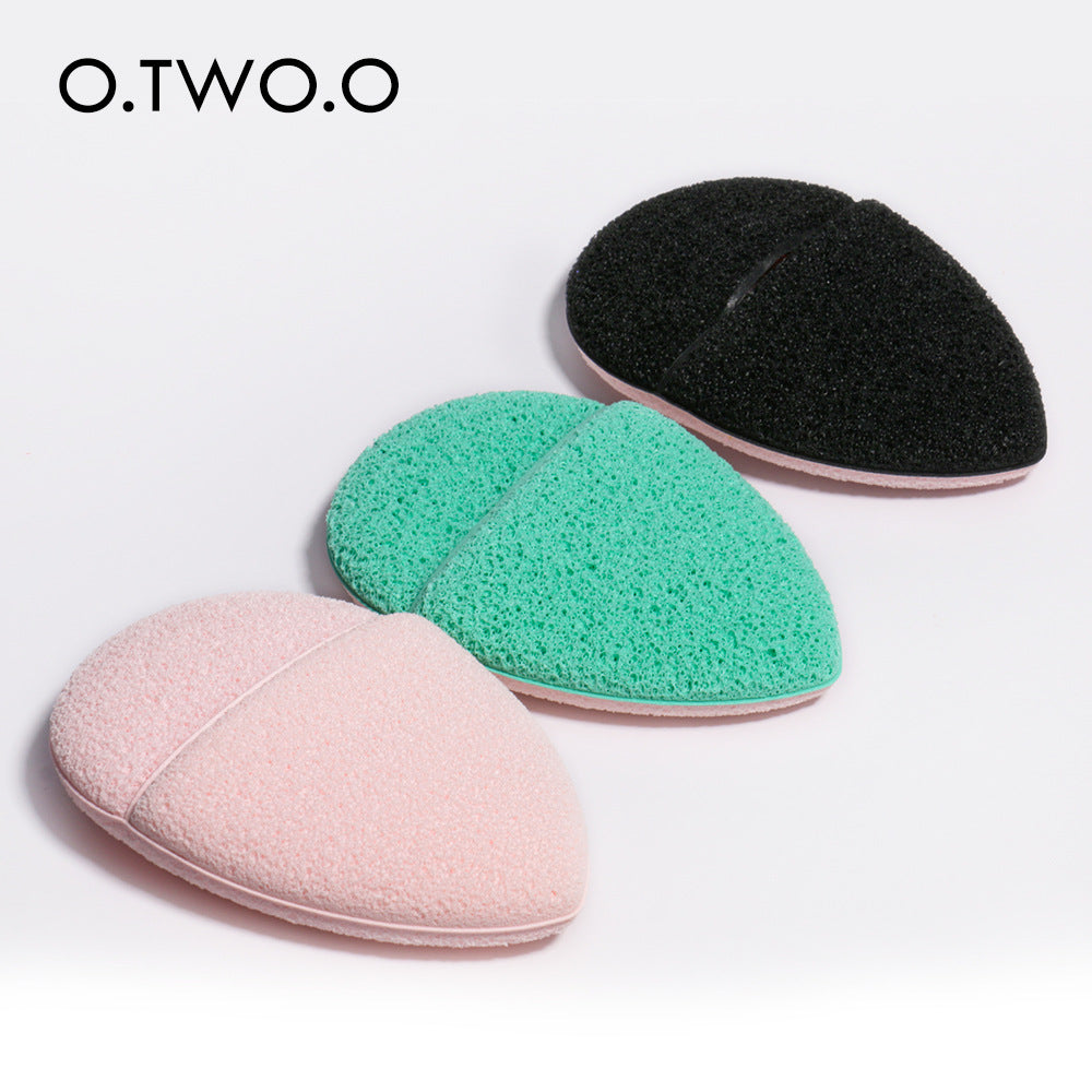 O.TWO.O Oval Soft and Comfortable Sponge Face Wash Puff Magic Lazy Water Makeup Remover Puff 1Pcs - Korvel
