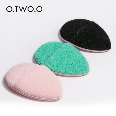 O.TWO.O Oval Soft and Comfortable Sponge Face Wash Puff Magic Lazy Water Makeup Remover Puff 1Pcs - Korvel