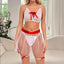 Female Lace Perspective Sexy Nurse Sex Strap Underwear Strap Skirt Sex Set - Korvel