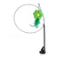Suction cup cat toy stick that can be attached and held with steel wire multi head interchangeable cat toy and pet supplies - Korvel