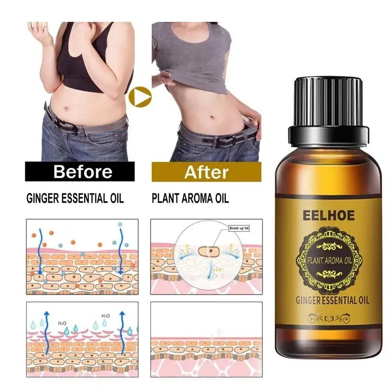 Aceite Corporal Infundido con Jengibre para el Cuidado de la Piel