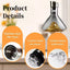 1500ML Hand - blown Crystal Wine Decanter with Built - in Aerator Pourer, ideal for red wine. - Korvel