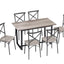 7 Pieces Dining Set 7-Piece Kitchen Table Set Perfect for Kitchen Breakfast Nook - Korvel