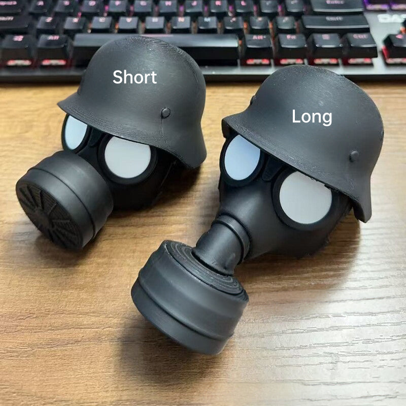 Cubierta de enganche de remolque impresa en 3D con diseño de casco de acero