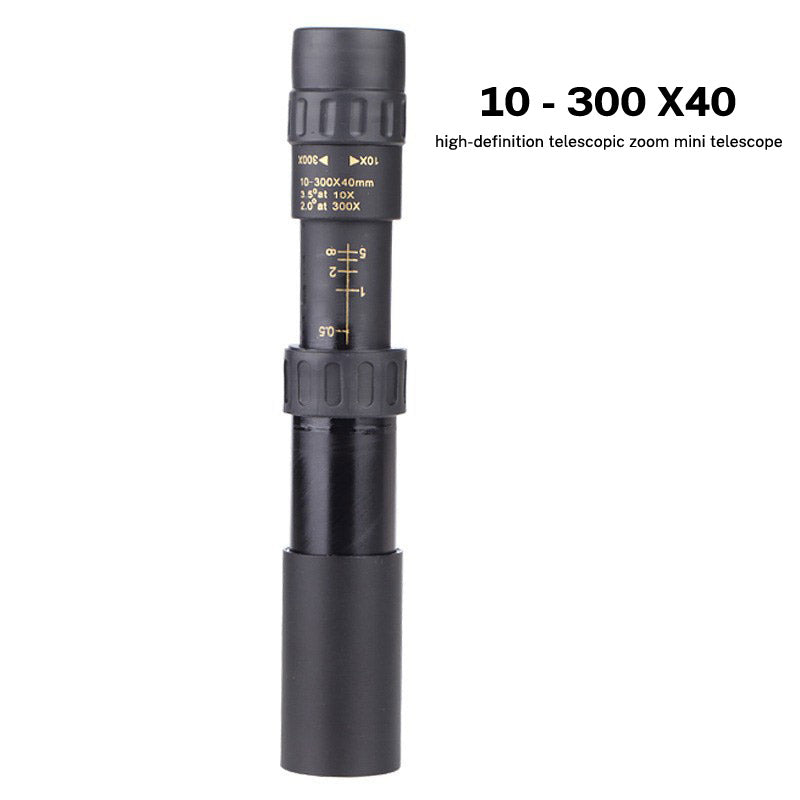 Télescope monoculaire portable HD 10-30×25 pour une utilisation en extérieur