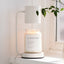 Modern Candle Warmer Table Light Metal Wax Burner Dimmable Candle Table Lamp Desk Lamp for Bedroom Living Room Atmosphere light（No aromatherapy） - Korvel