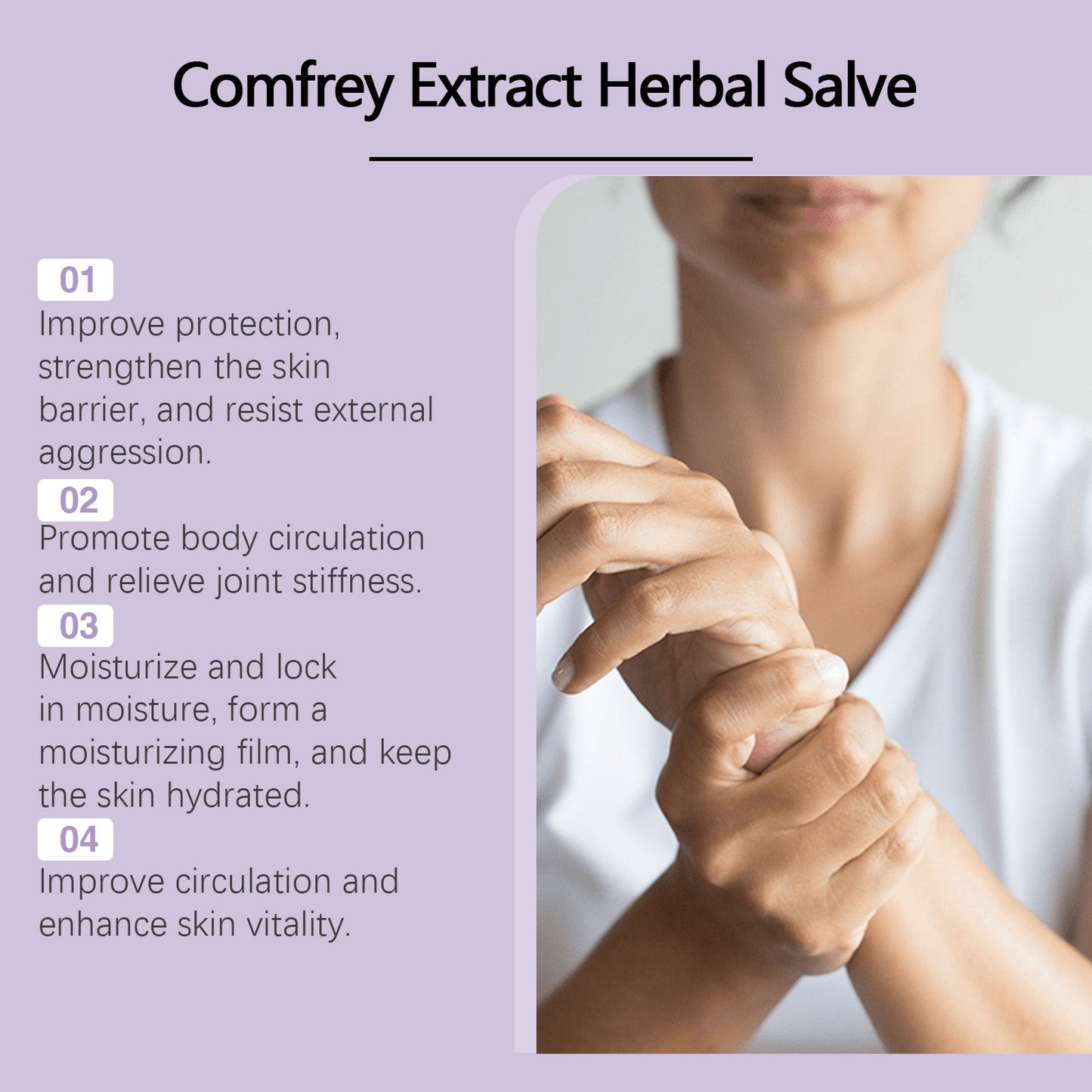Crema Herbal Comgrass para Masaje Corporal