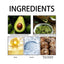 Avocado Hair Mask, Moist Smooth Hair Repair Damaged Hair Tail Hair Dry Short-Tempered Membrane - Korvel