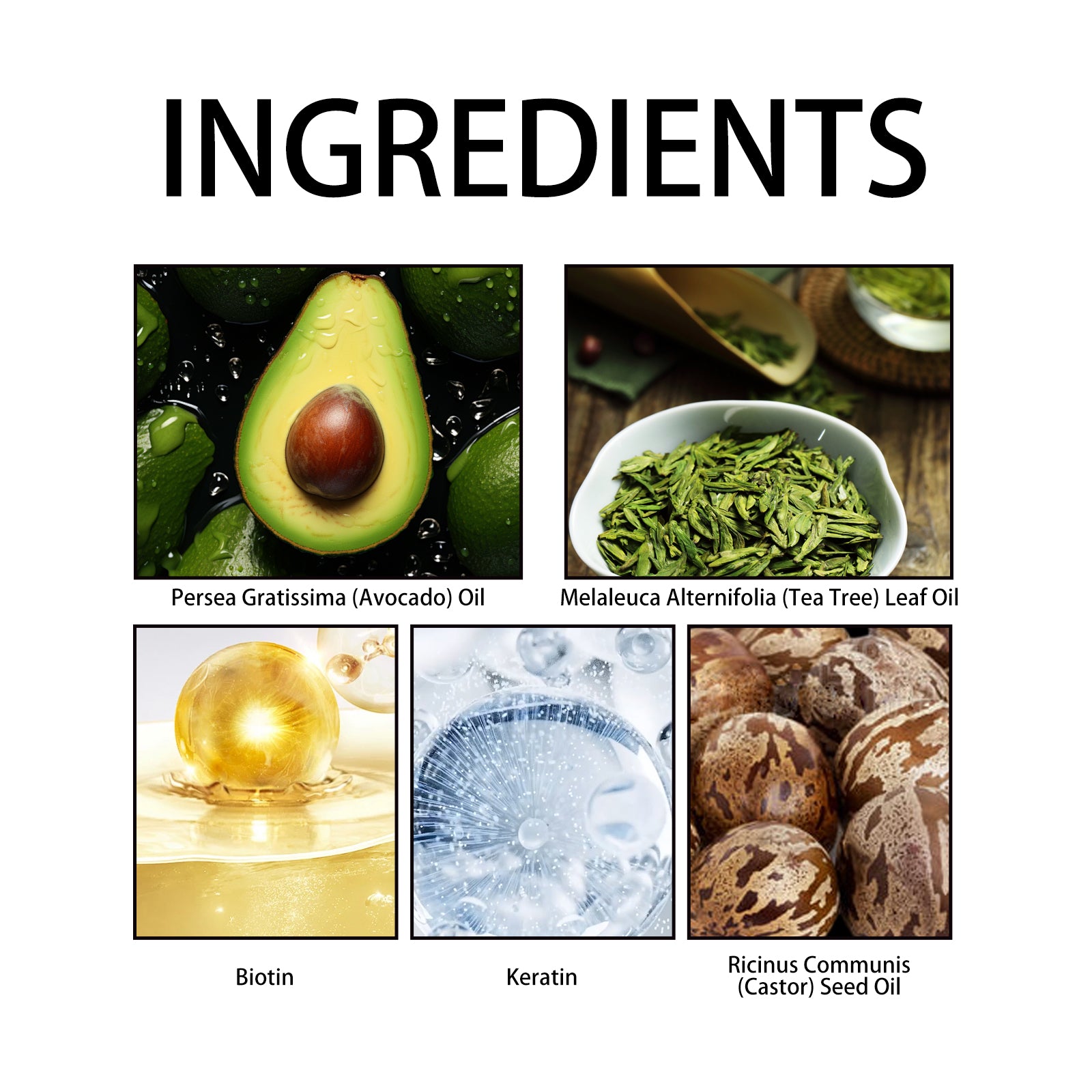 Avocado Hair Mask, Moist Smooth Hair Repair Damaged Hair Tail Hair Dry Short-Tempered Membrane - Korvel