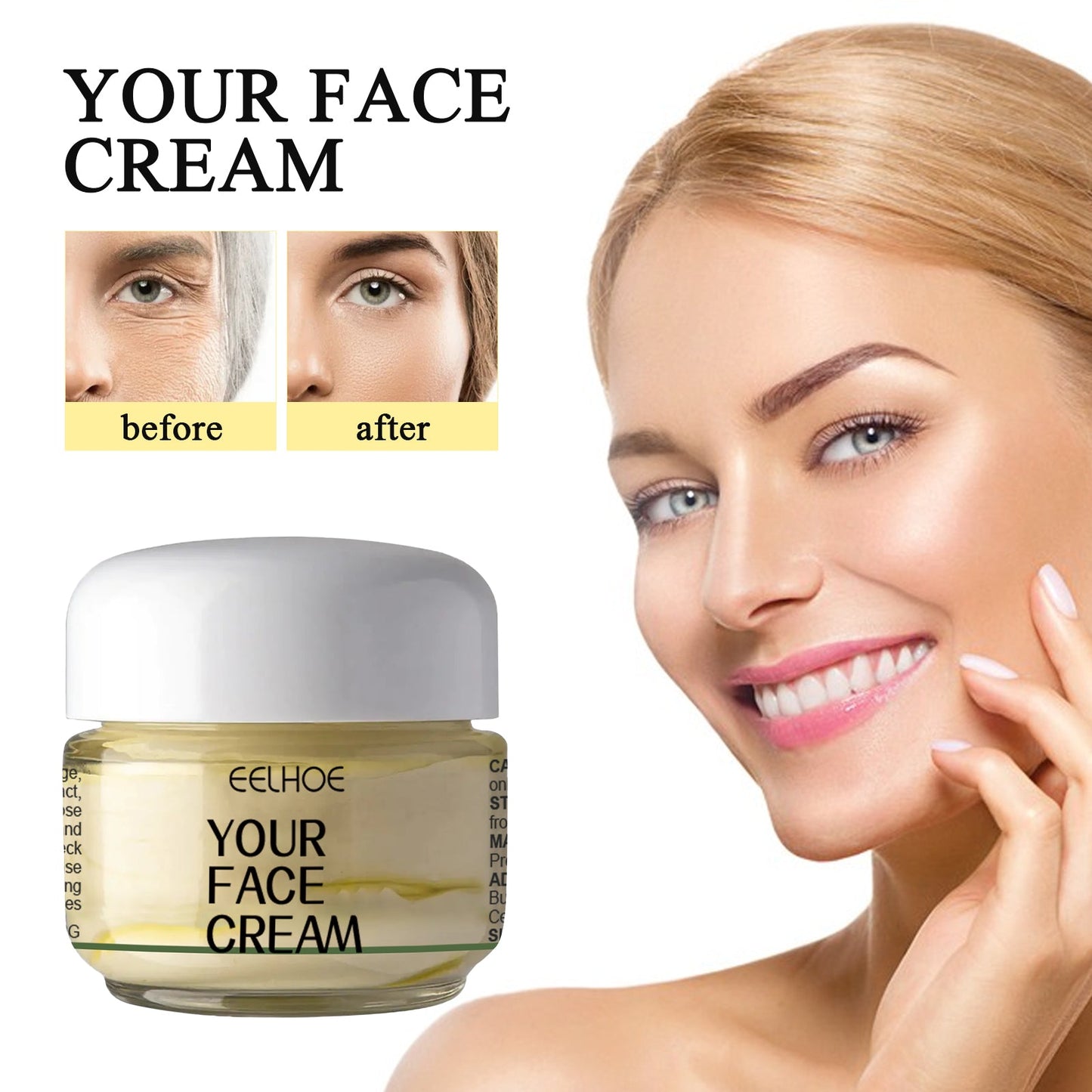 Deep Anti-Wrinkle Cream Anti-Aging, Lightening Spots And Fine Lines, Firming And Brightening Skin Moisturizing Cream - Korvel