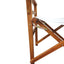 Premium Wooden Folding Chair Set - 2pcs in White Canvas