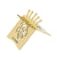 Premium Portable Cigar Holder in Brass and Carbon Fiber