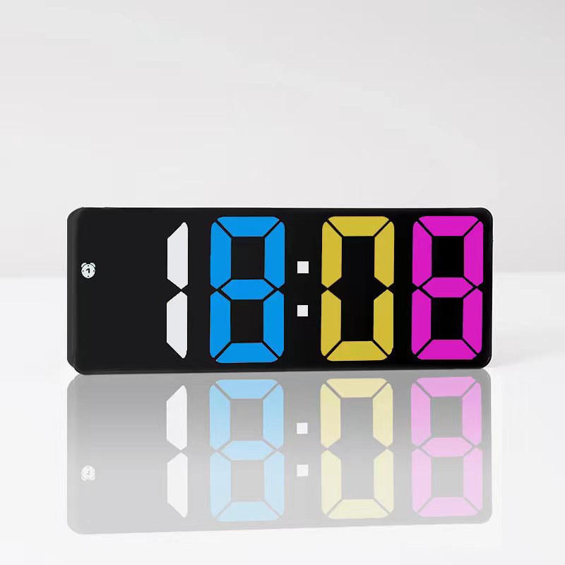 Simple Style LED Electronic Alarm Clock Battery and Plug-in Dual-use Timepiece Yida Time - Korvel