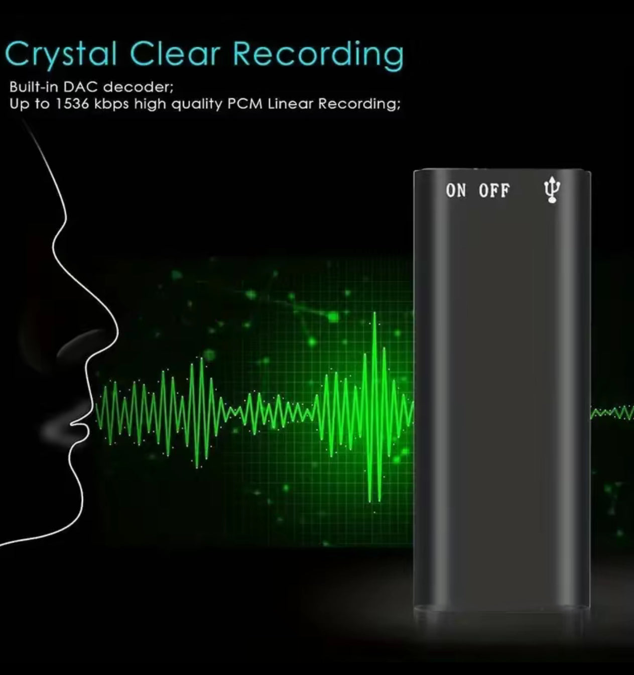 SoundMate 3-in-1 MP3 Recorder - Korvel