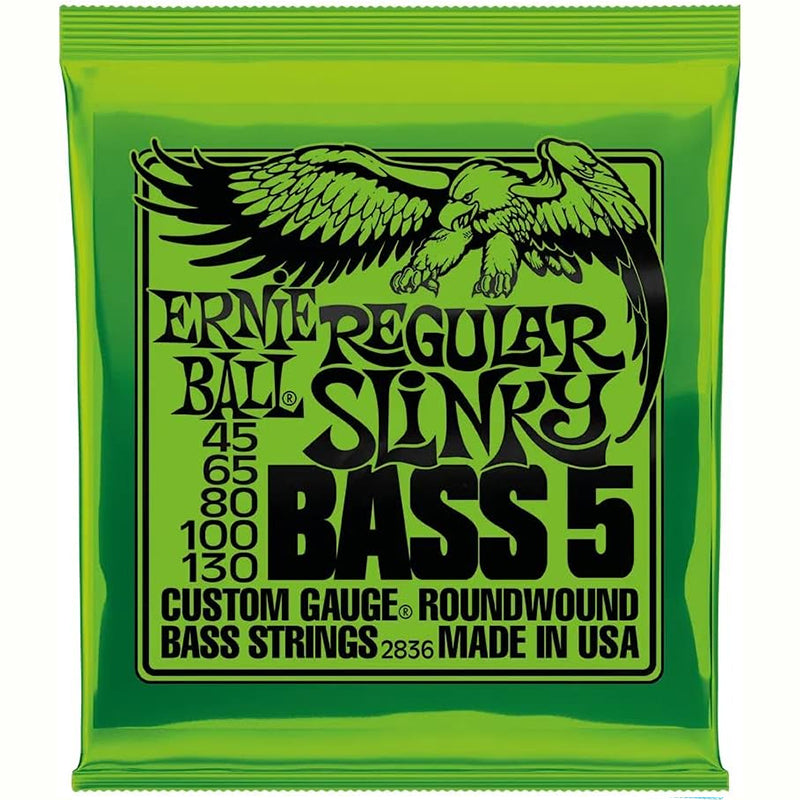 Ernie Ball Hyper Slinky Nickel - Wound Bass Guitar Strings, Gauge 40 - 100 (P02841) - Korvel