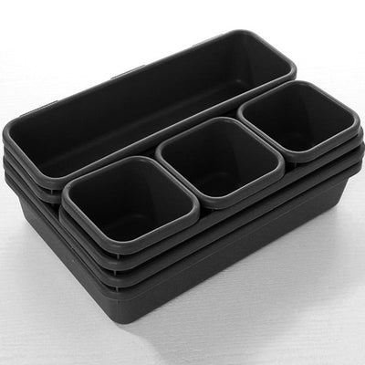 8pcs/set Adjustable Drawer Organizer Box Trays Make Up Cosmetics Sundries Divider Holder Kitchen Bathroom Closet Jewellery Box - Korvel