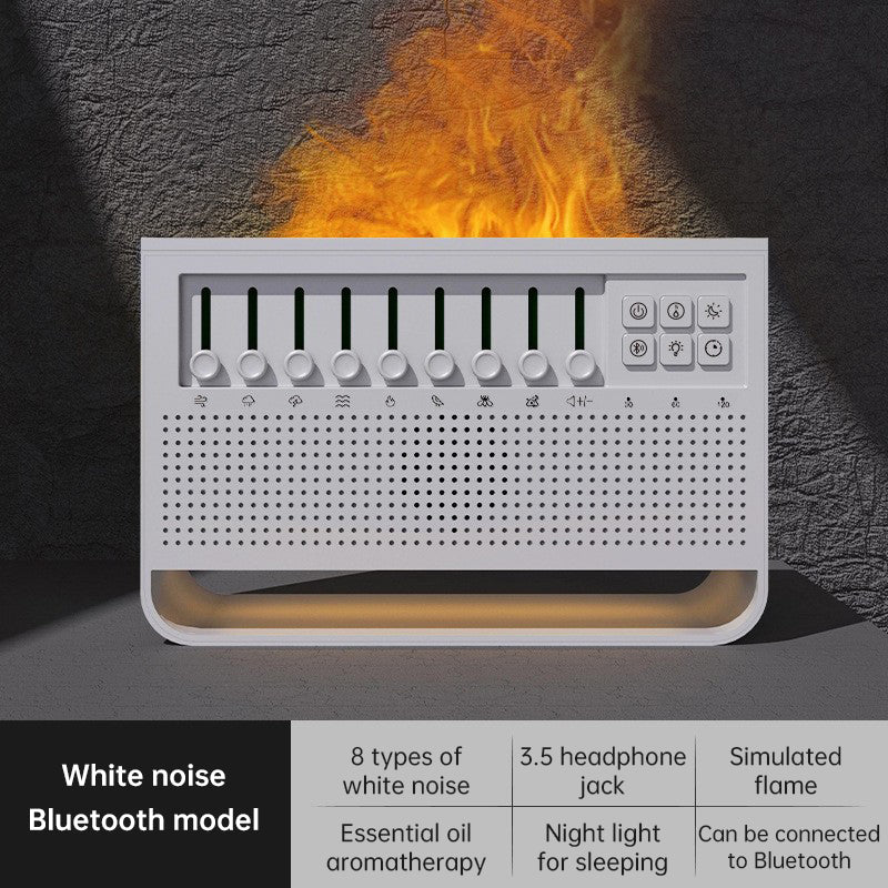 Haut-parleur Bluetooth Portable à bruit blanc, aide au sommeil, veilleuse, humidificateur, Machine tout-en-un, 8 Goup, son natur - Korvel