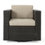 PUERTA MP1 SWIVEL CHAIR-DARK BROWN - Korvel