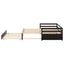 Twin or Double Twin Daybed with Trundle Espresso - Korvel
