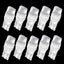 10Pcs T10 W5W Ceramic 3D LED Waterproof Wedge Licence Plate Lights WY5W Turn Side Lamp Car Reading Dome Light Auto Parking Bulb - Korvel