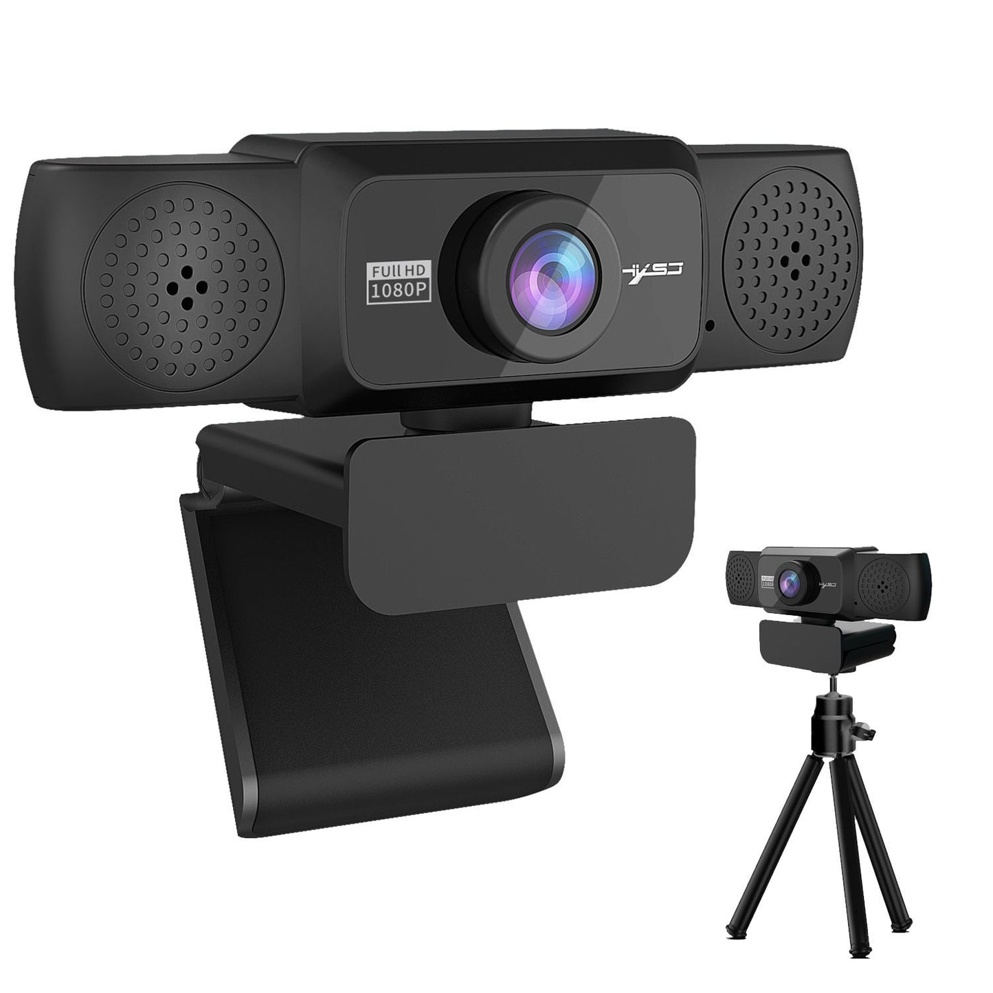 1080P high-definition computer camera with 360 degree rotatable video conferencing and live streaming of online courses - Korvel
