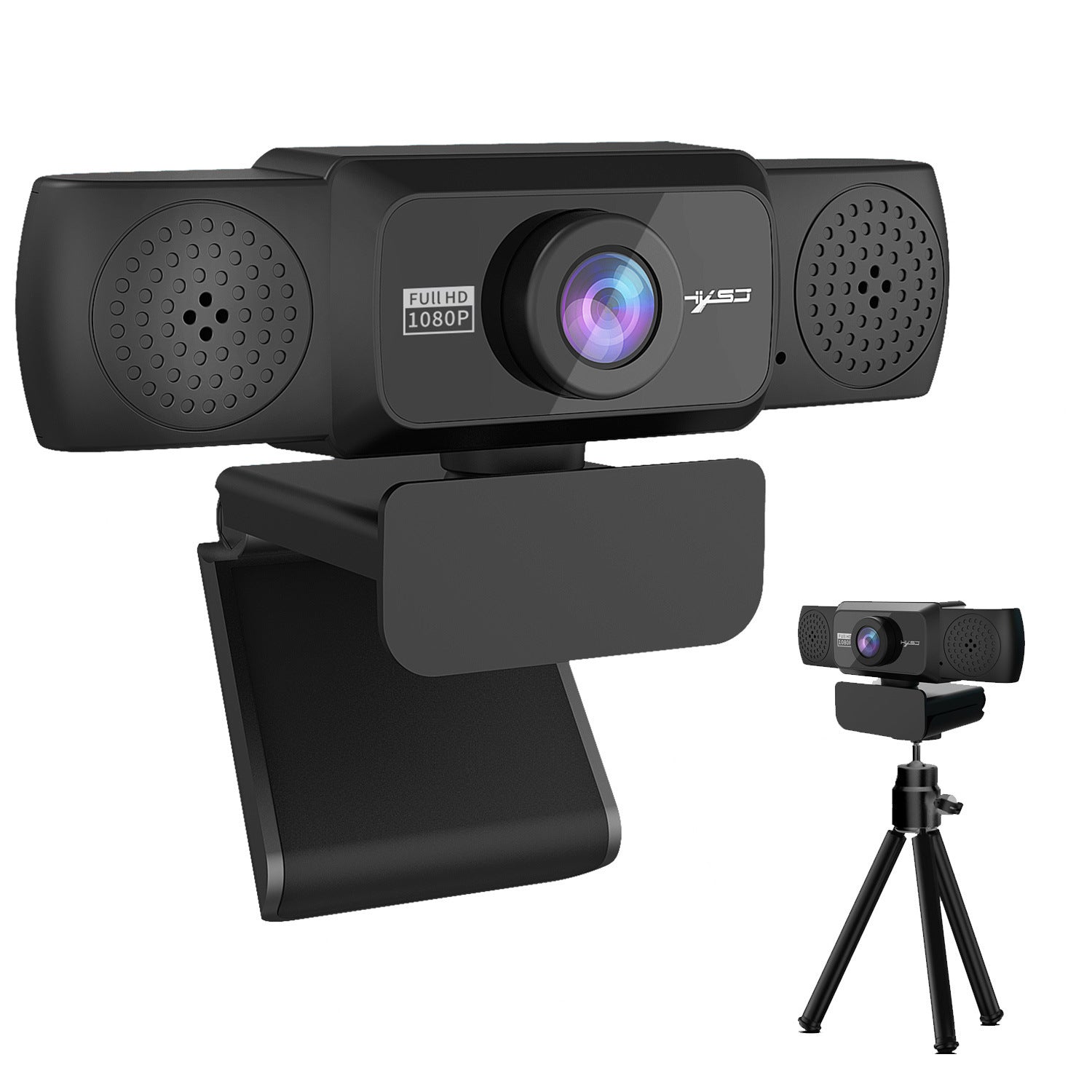 1080P high-definition computer camera with 360 degree rotatable video conferencing and live streaming of online courses - Korvel