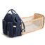 Premium Baby Diaper Backpack with Folding Crib & Insulated Storage