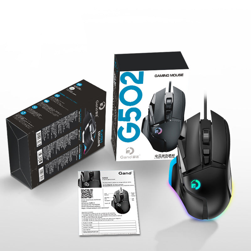 G502 wireless mouse 2.4G dual-mode office computer laptop RGB macro definition eating chicken LOLCF - Korvel