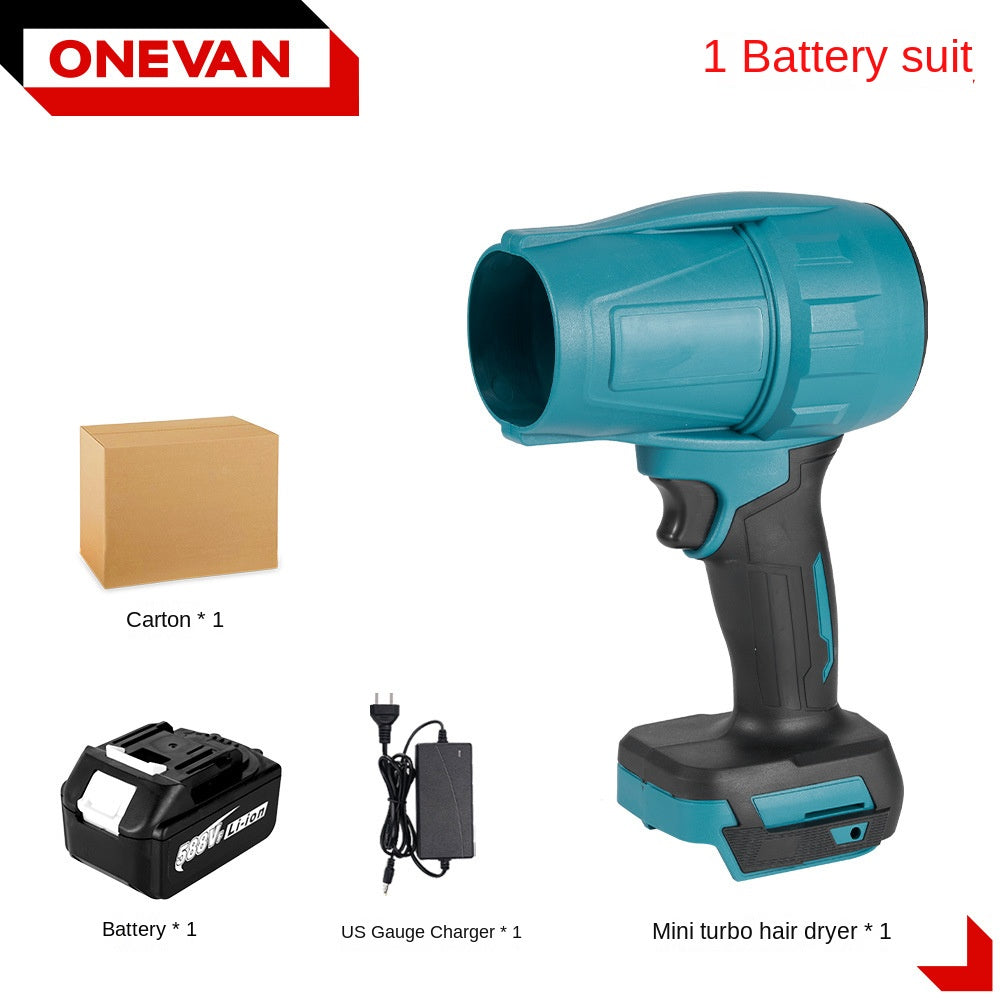 Brushless turbocharged storm blower and snow blower compatible with Makita battery 18V high power - Korvel