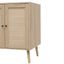 4 Door Accent Cabinet Sideboard Buffet Storage Cabinet with Adjustable Shelf for Entryway Living Room Bedroom - Korvel