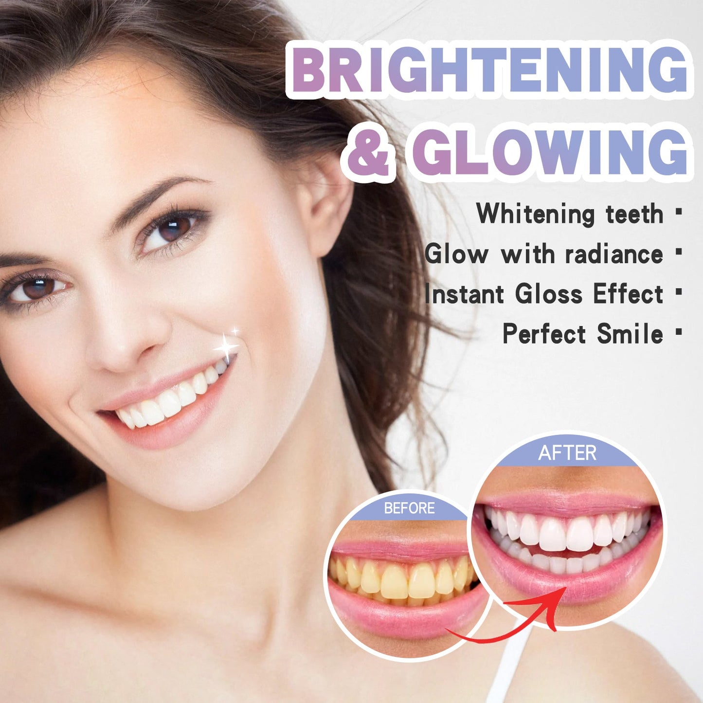 Whitening Teeth Pen, Oral Care Clean Stains White Teeth Fresh Breath Teeth Pen - Korvel