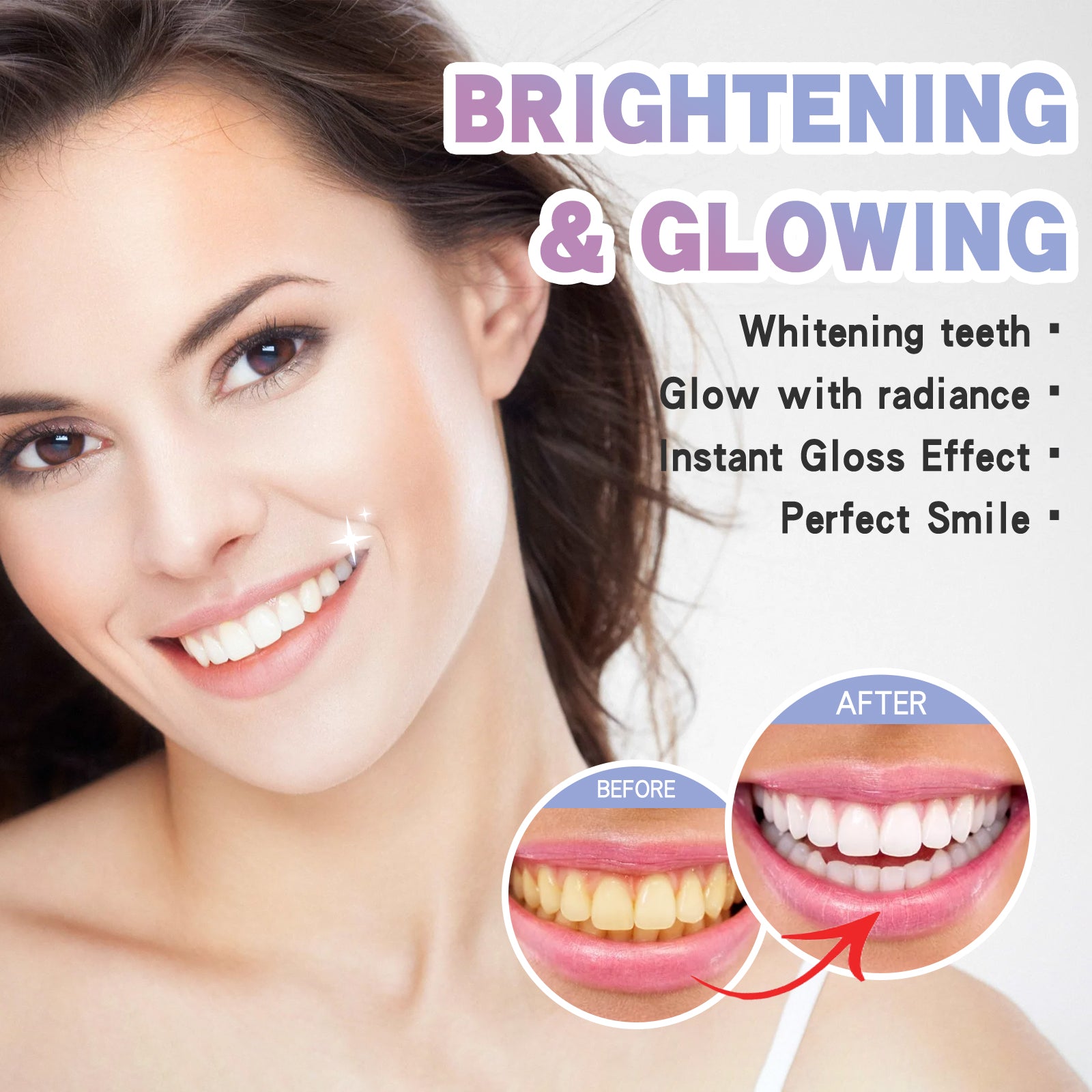 Whitening Teeth Pen, Oral Care Clean Stains White Teeth Fresh Breath Teeth Pen - Korvel