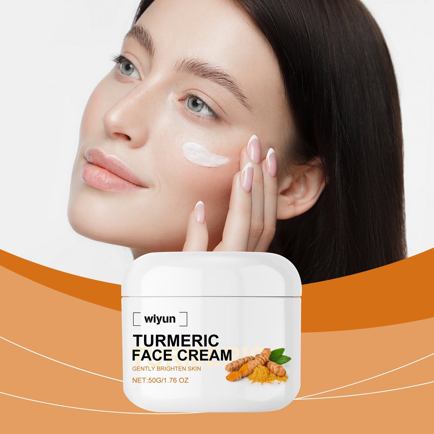 Crème Éclaircissante au Curcuma pour une Peau Radieuse