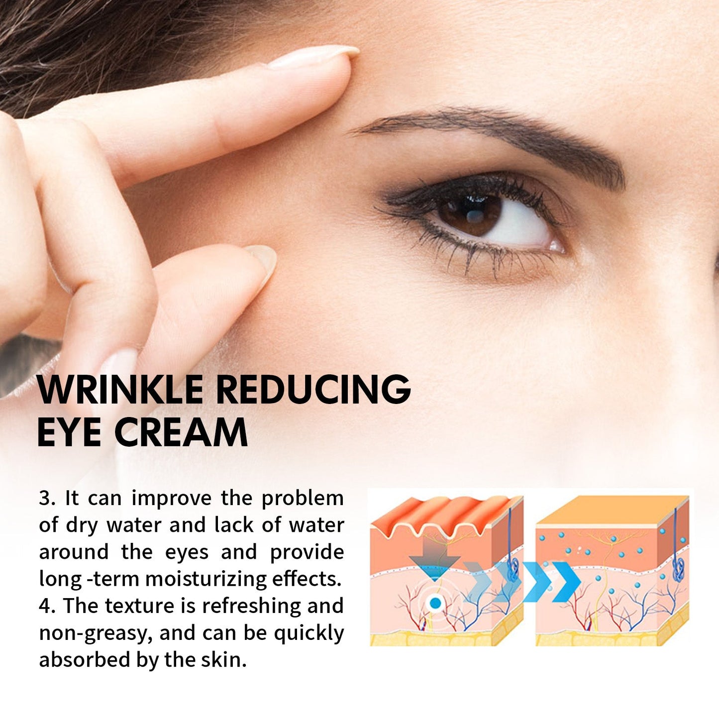 Hydrating Eye Cream for Brightening and Firming Skin
