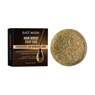 Root Activator Soap Bar, Hair Nourishing And Moisturizing Clean And Smooth Hair Roots Natural Black Thick Hair Care Shampoo Soap - Korvel