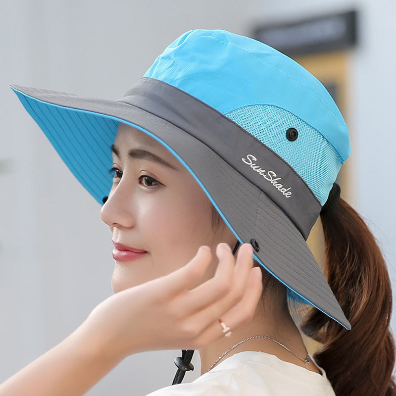 Couple Sun Hat Summer Men And Women Outdoor Sports Fisherman Hat Female Sun Hat Sun Hat Travel Mountaineering Travel Hat - Korvel