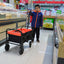 Folding Wagon Garden Shopping Beach Cart - Korvel