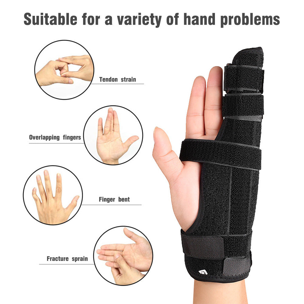Hailicare Ring Finger Tail Finger Fixation Set Finger Fracture Damage Aluminum Plate Support Protector - Korvel