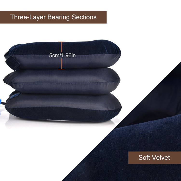 Swan Neck Correction Artifact Cervical Spine Traction Device Cervical Spine Neck Traction Belt Inflatable Neck Protection - Korvel