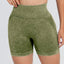 Shorts Actifs Taille Haute Lavés