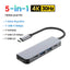 5-in-1 Type-C to HDMI Adapter USB C HUB 4K30Hz PD100W Docking Station USB-C 3.1 Splitter for MacBook iPad Pro Huawei USB 3.0 HUB - Korvel