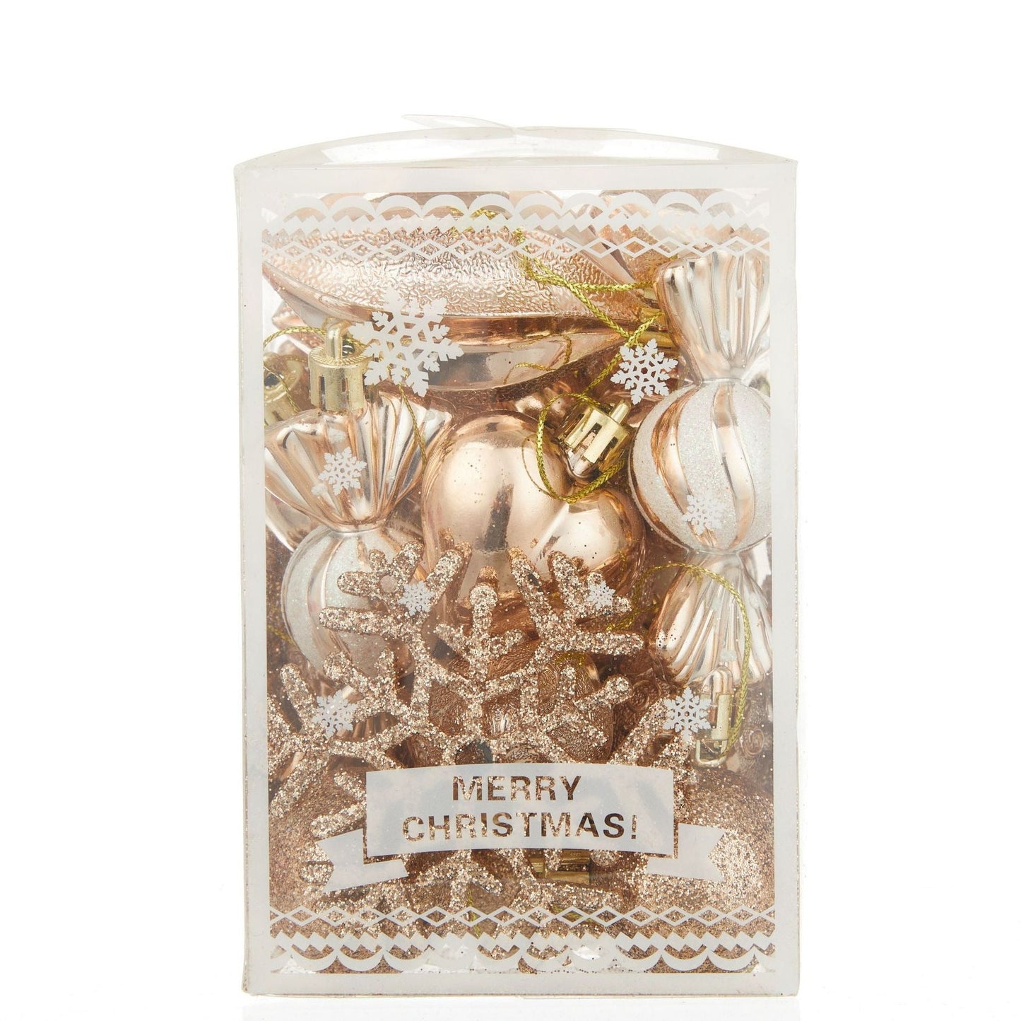 Ensemble de Boules de Noël Alien Peintes Premium - 6 cm