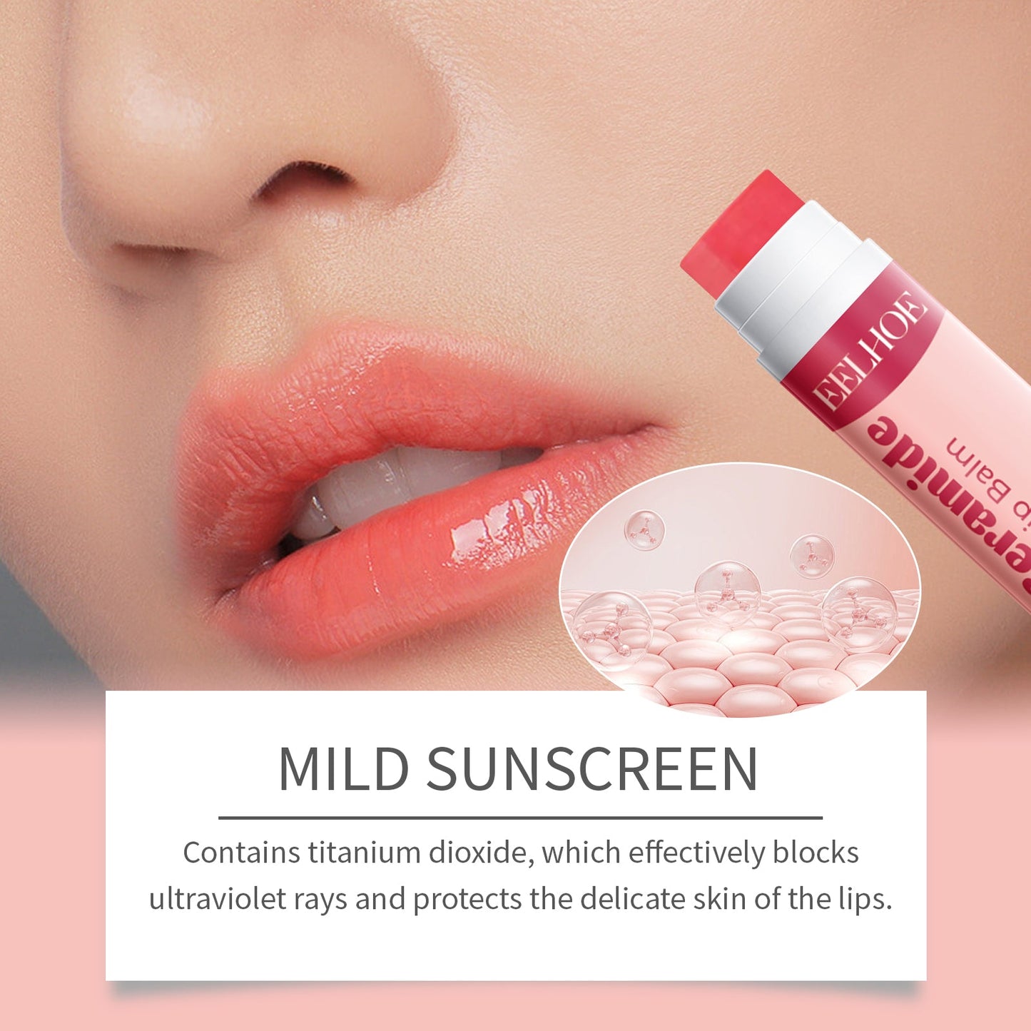 Ceramide Lip Balm for Deep Moisture and Softness
