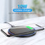 Cargador Inalámbrico Qi de 10W para Dispositivos iPhone y Samsung