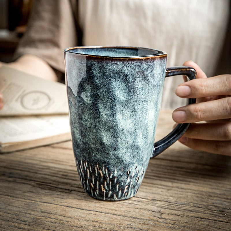 Elegant White Porcelain Coffee Mug