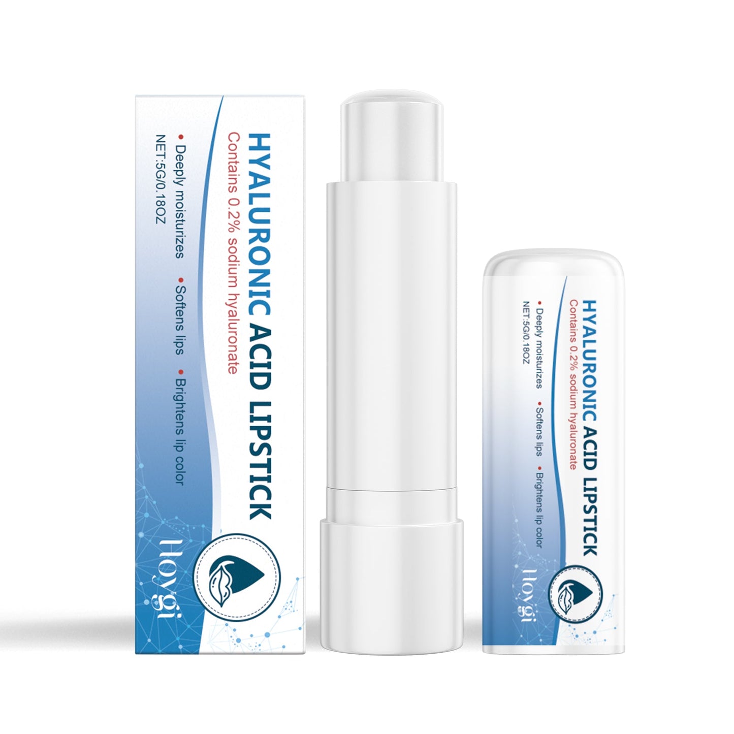 Hyaluronic Acid Lip Balm Care Gloss Hydrating Repair Dry Moisturizing Soft Moisturizing Care Lip Balm - Korvel