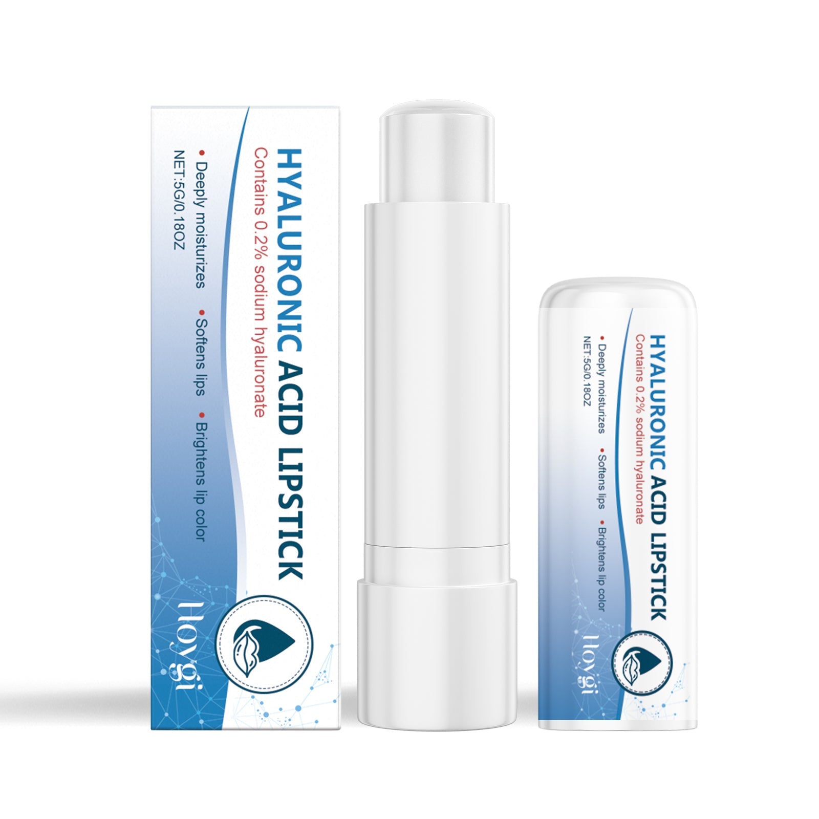 Hyaluronic Acid Lip Balm Care Gloss Hydrating Repair Dry Moisturizing Soft Moisturizing Care Lip Balm - Korvel