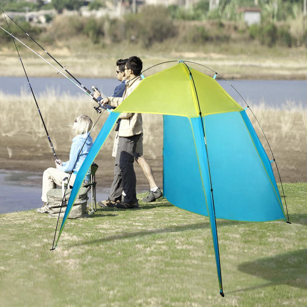 Pop Up Beach Tent Sun Shade Shelter Anti-UV Shelter Fully Automatic Folding Camping Tent - Korvel